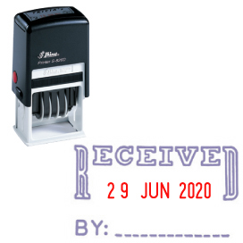 Shiny S-8290D Self-inking Date Stamps